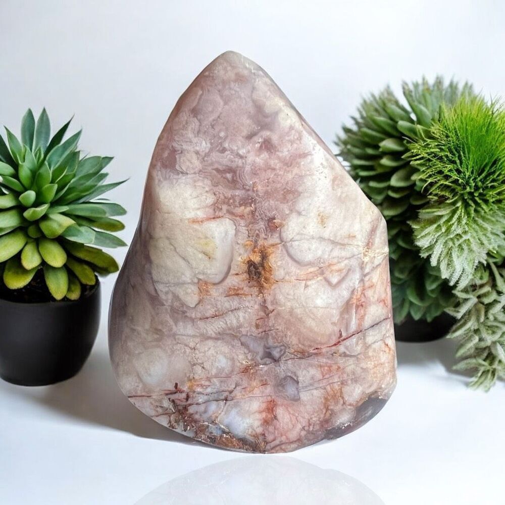Flower Agate Crystal Flame